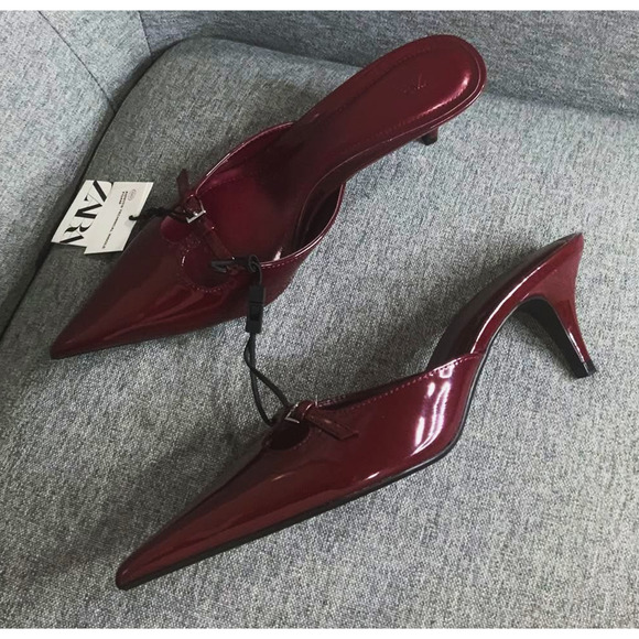 ZARA Pointed Toe Slip-Ons NWT - Picture 9 of 16